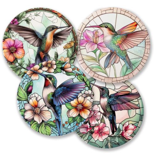 Hummingbirds Coaster Set