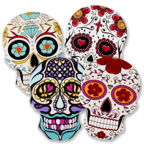 Skulls Coaster Set