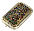 Gilded Age Peacock Compact Mirror