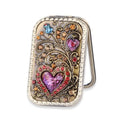 Gilded Age Heart Compact Mirror