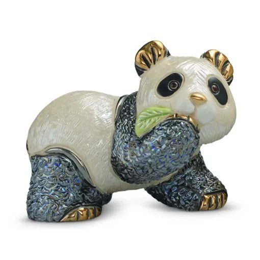 Baby Panda with Leaf