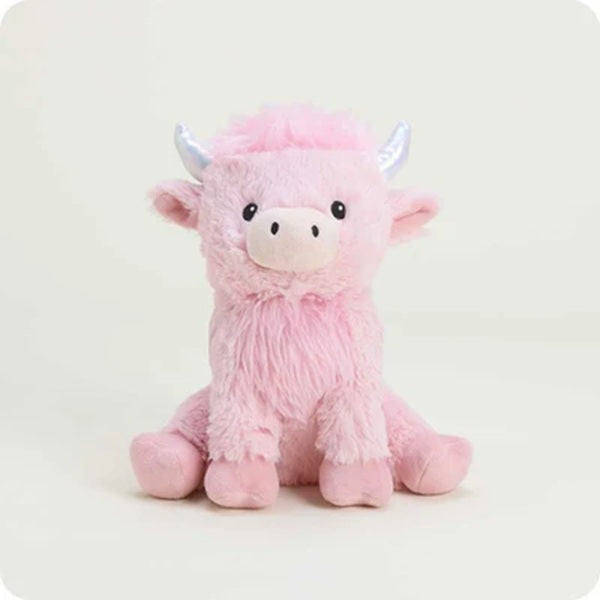 Pink Highland Cow Cozy Plush