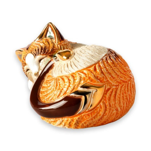 Sleeping Calico Cat